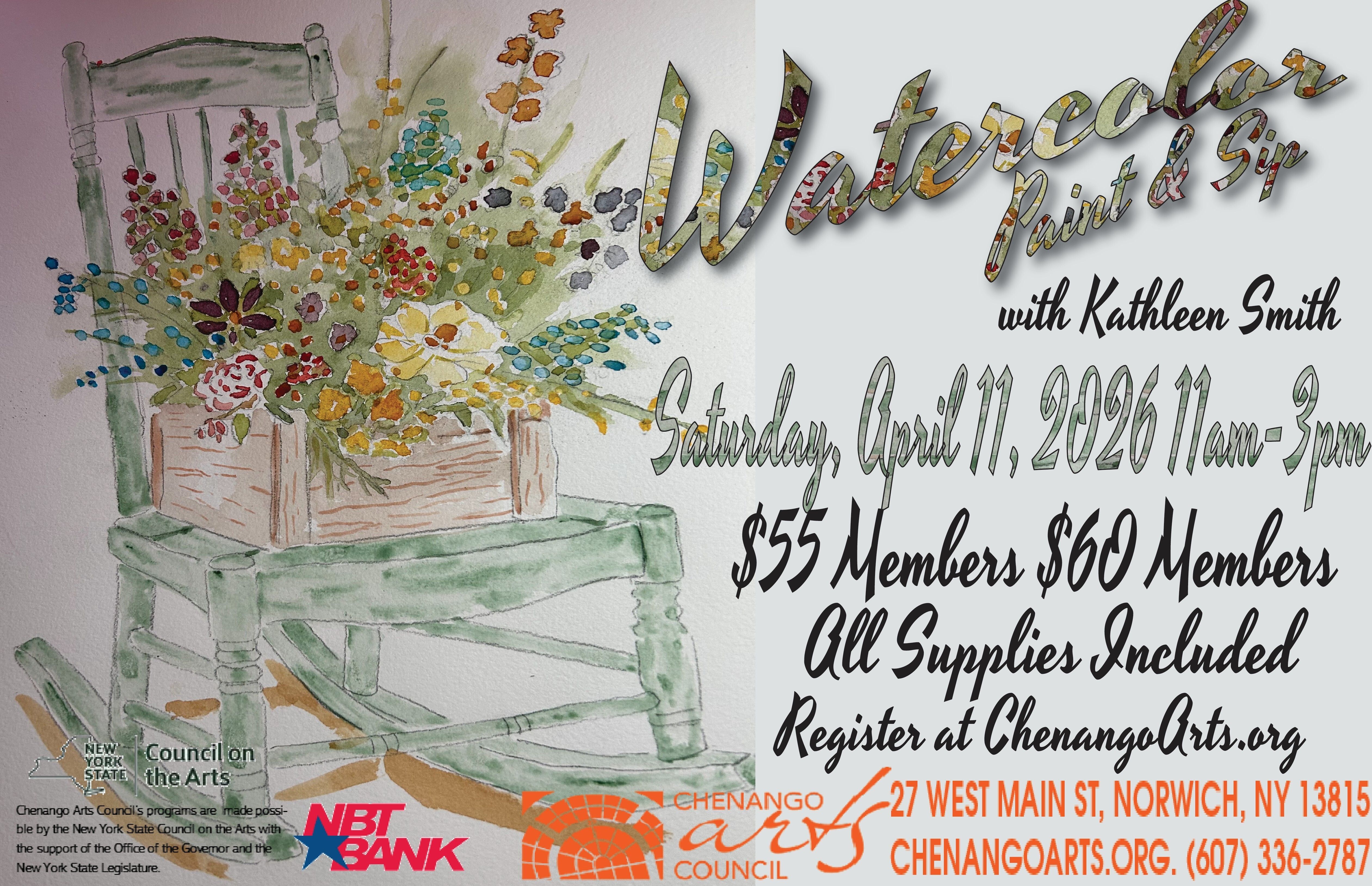 Watercolor Paint and Sip