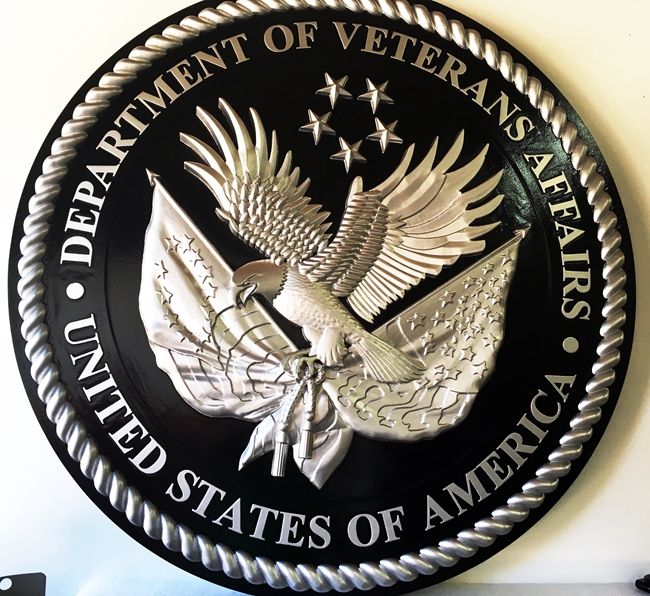 M6025 - Seal of the US Department of Veteran's Affairs. 3-D