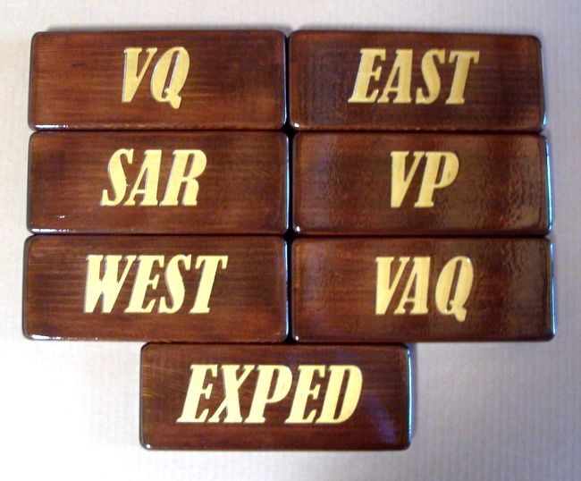SB28865 -  indoor Carved Western Red Cedar office Name Signs for a Company