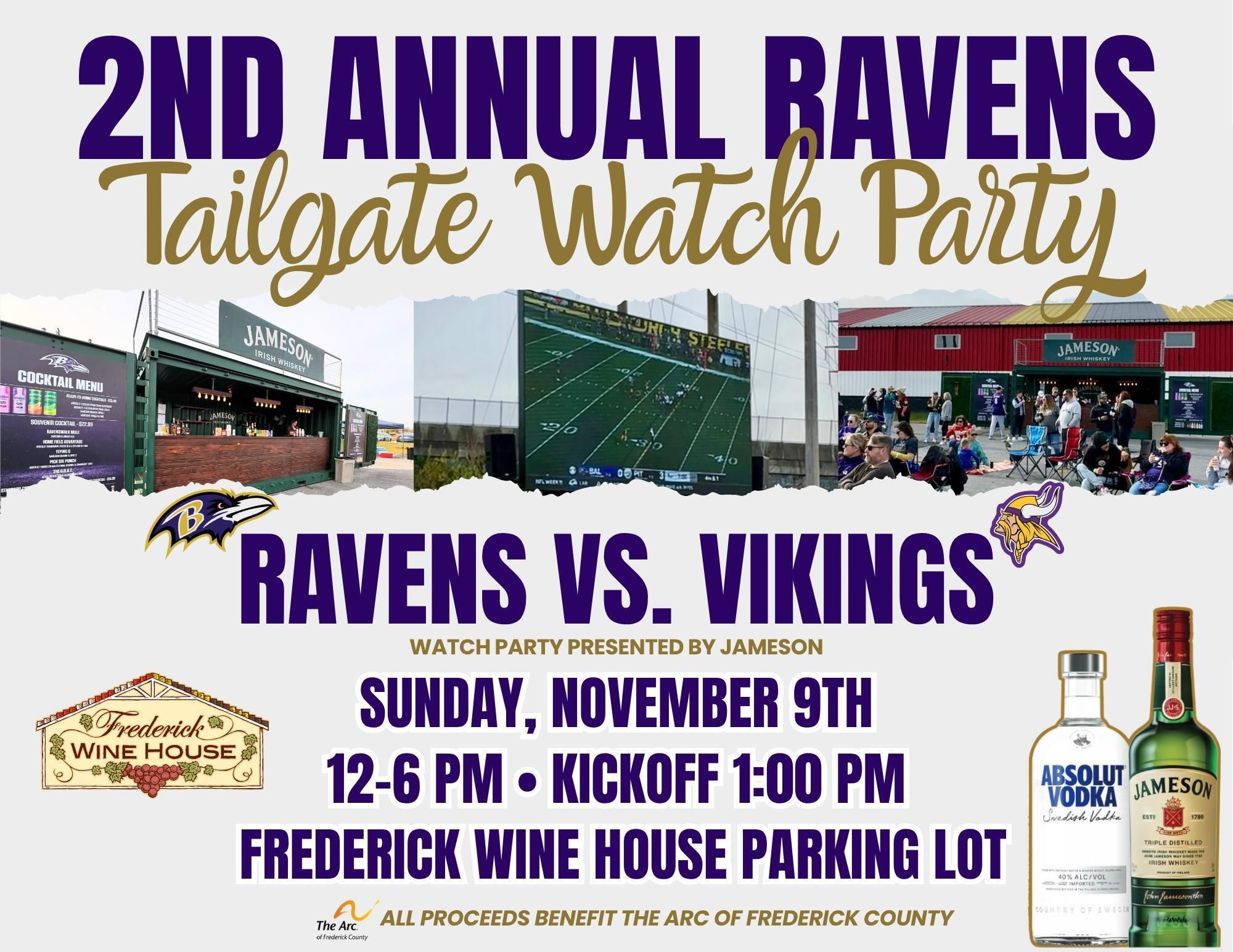 Ravens vs Vikings, kickoff at 1:00pm