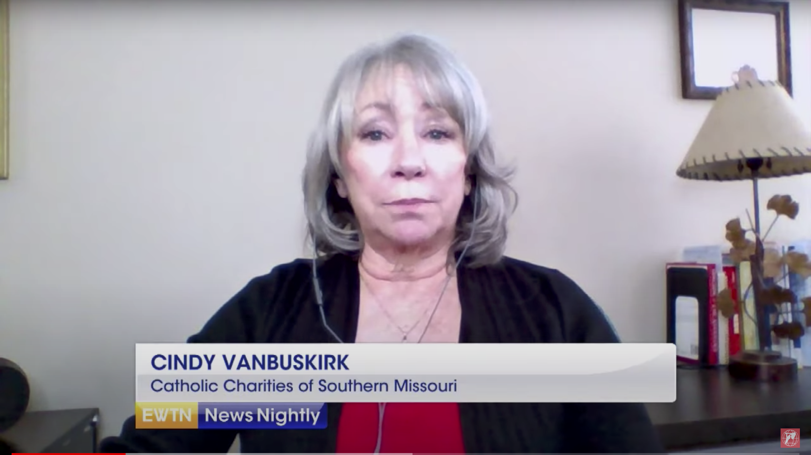 IN THE NEWS - Catholic Charities of Southern Missouri appears on EWTN News Nightly with Tracy Sabol