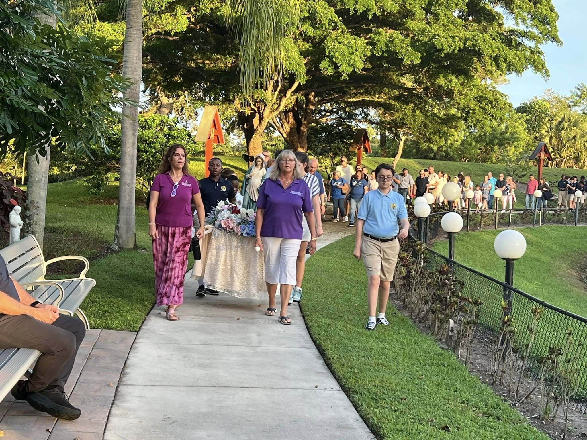 Steps for Life Rosary Walk in Delray Beach