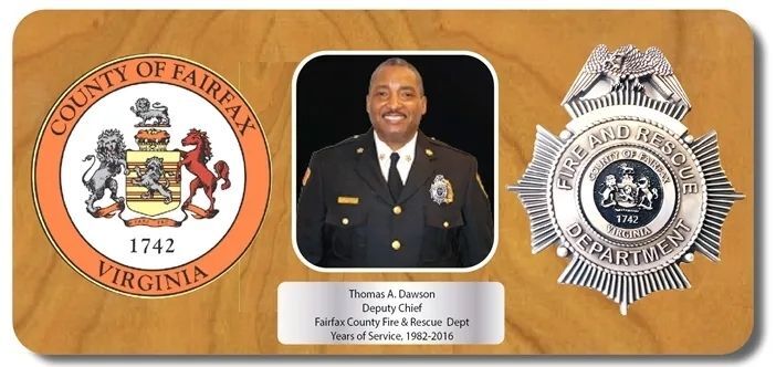 SB1335 - Retirement Plaque for Deputy Chief of Fairfax Fire & Rescue Department