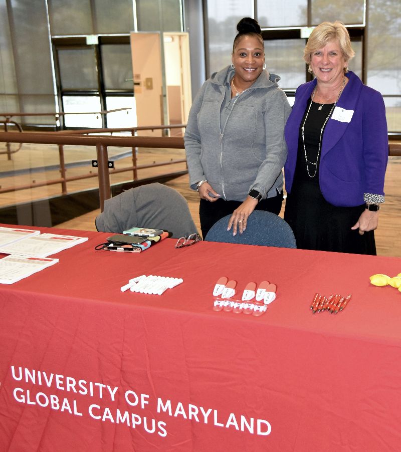 U of MD Global Campus Table at the NCMF 2019 GMM