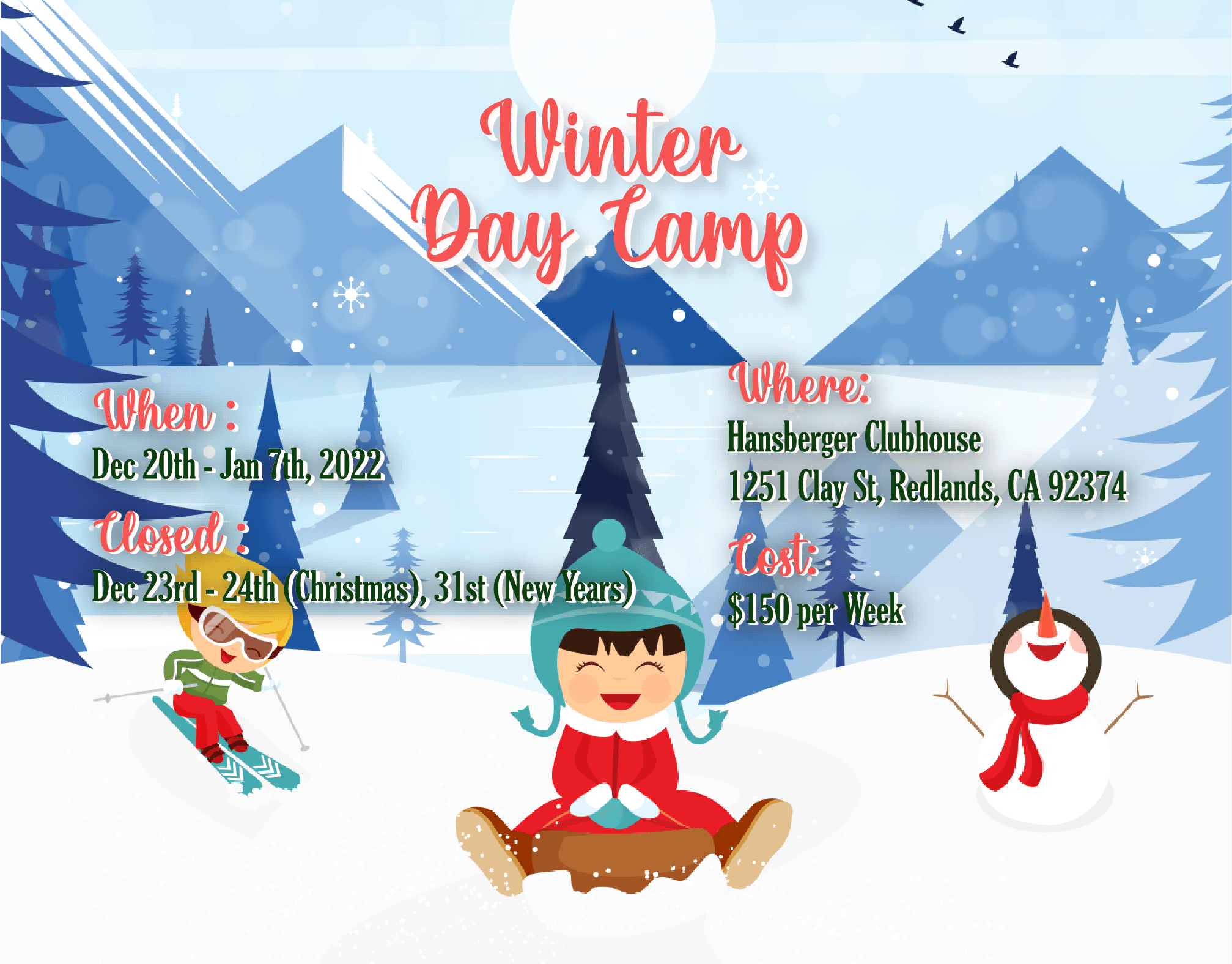 Winter Day Camp