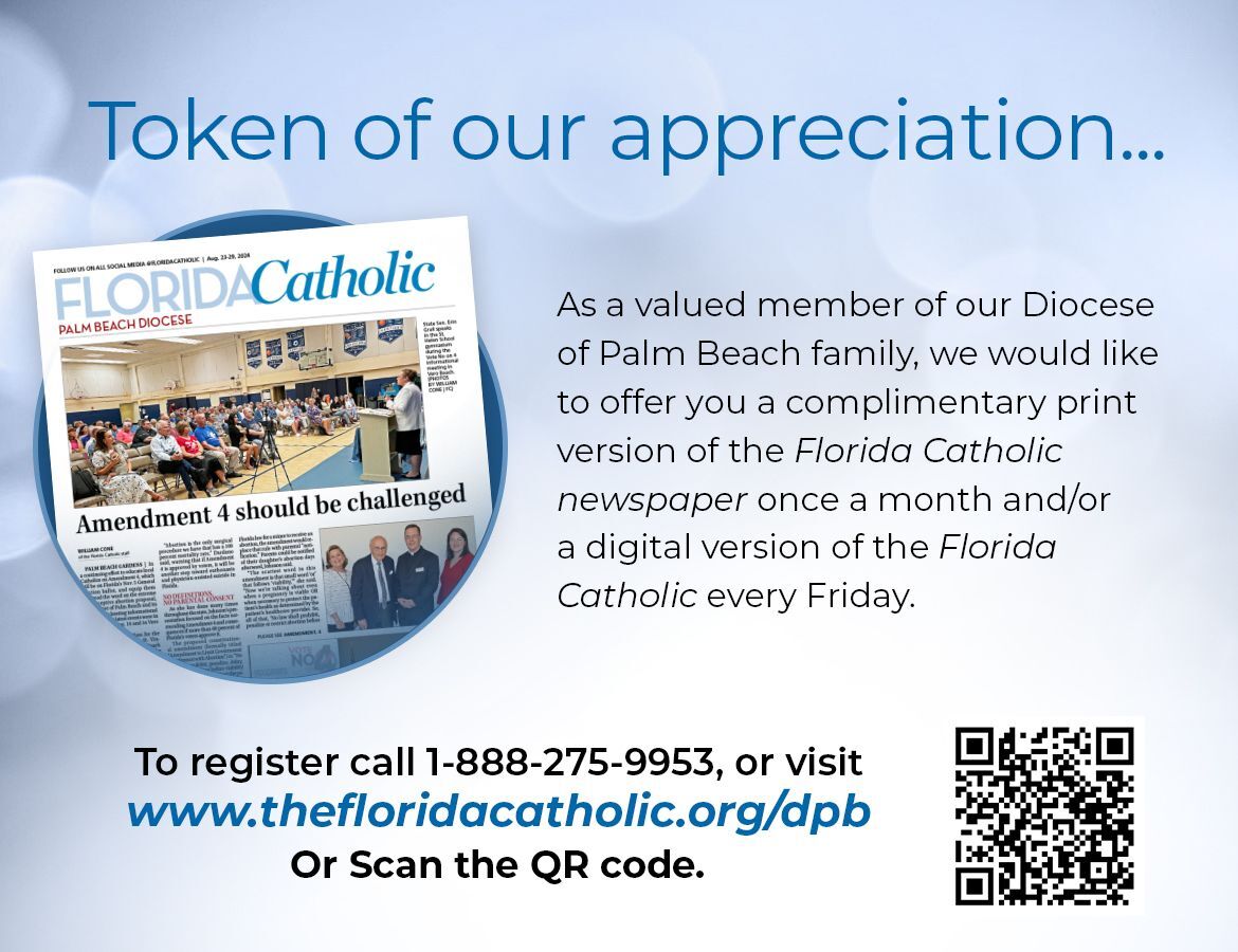 Florida Catholic Print Ad