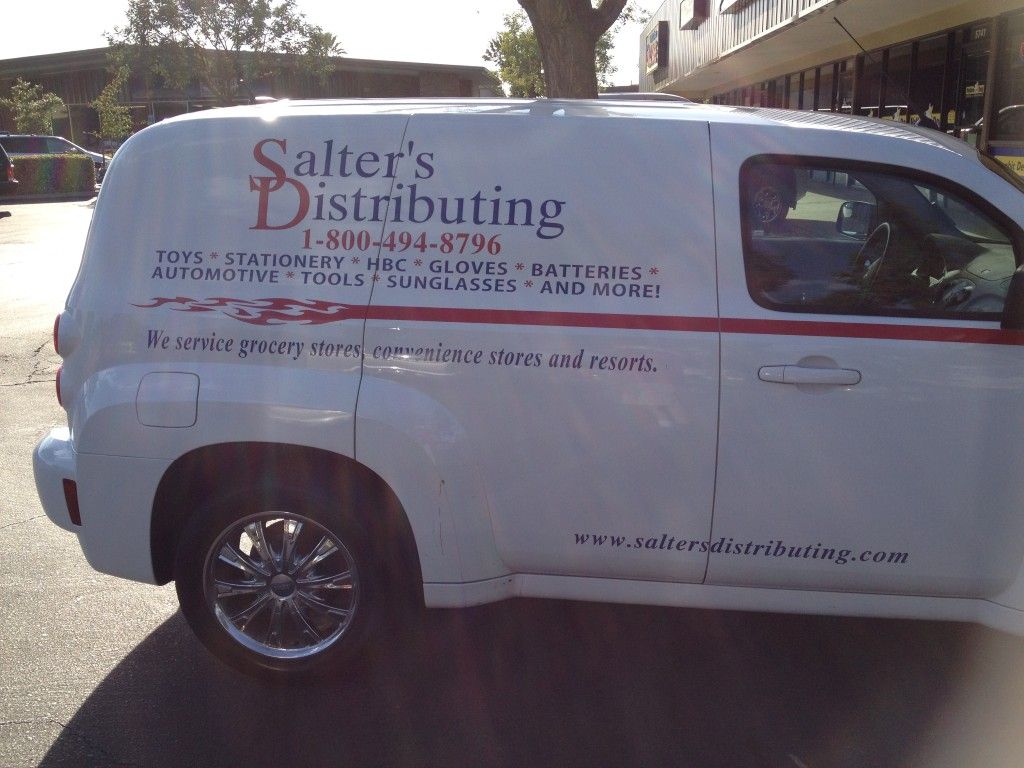 Salter's Distributing Deliver Vehicle