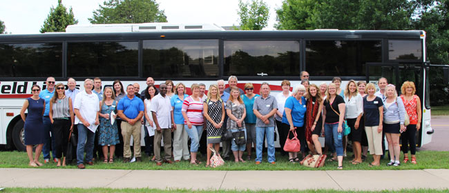 SMIF Stakeholders On the Bus: Regional Bus Tour visits Rice, Le Sueur, Sibley and Nicollet Counties