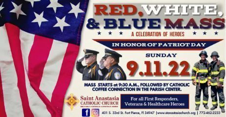 Red, White and Blue Mass at St. Anastasia Church