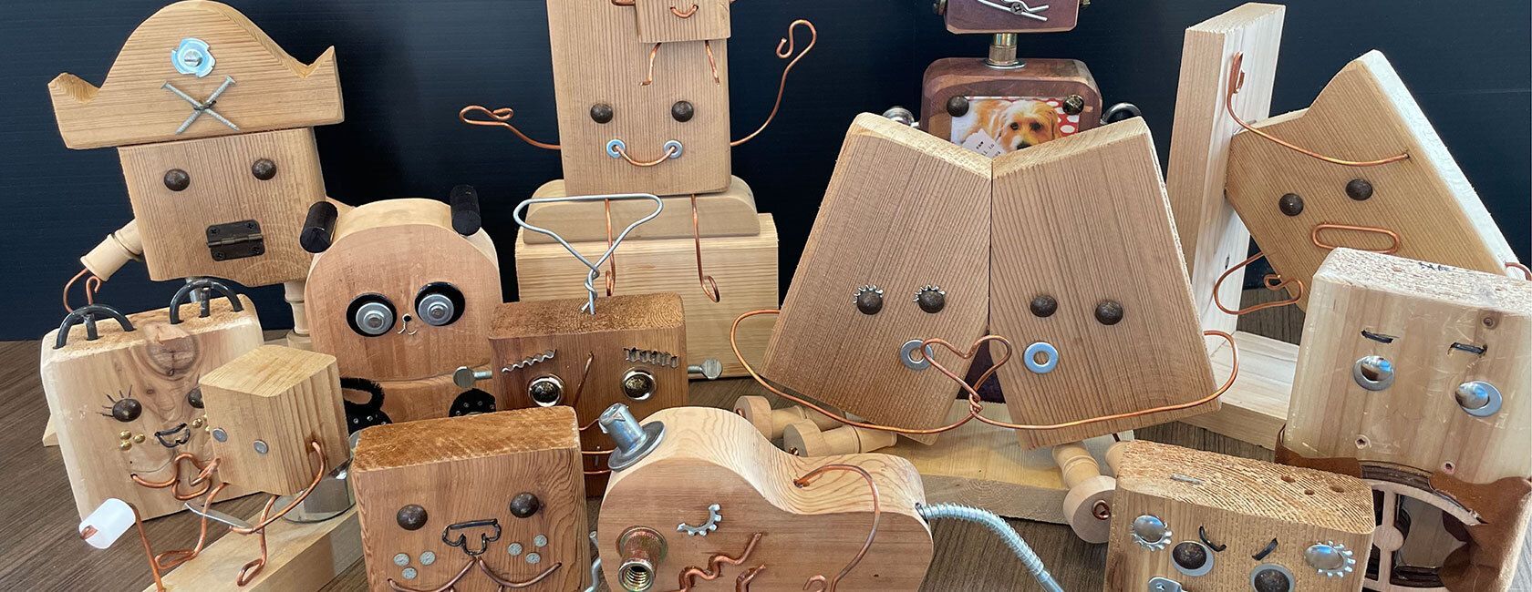 Block head wood craft.