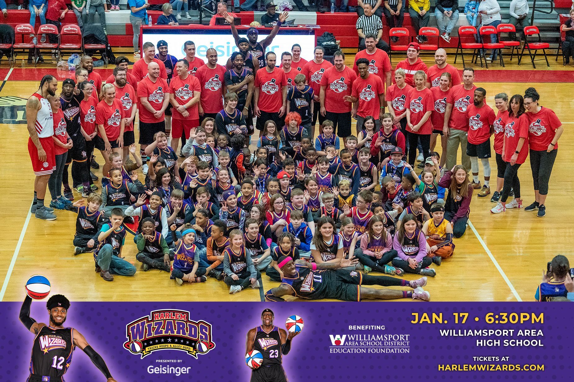 'Millionaire Magicians' Roster Released for Harlem Wizards Event