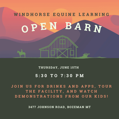 Join us for our June Open Barn Event