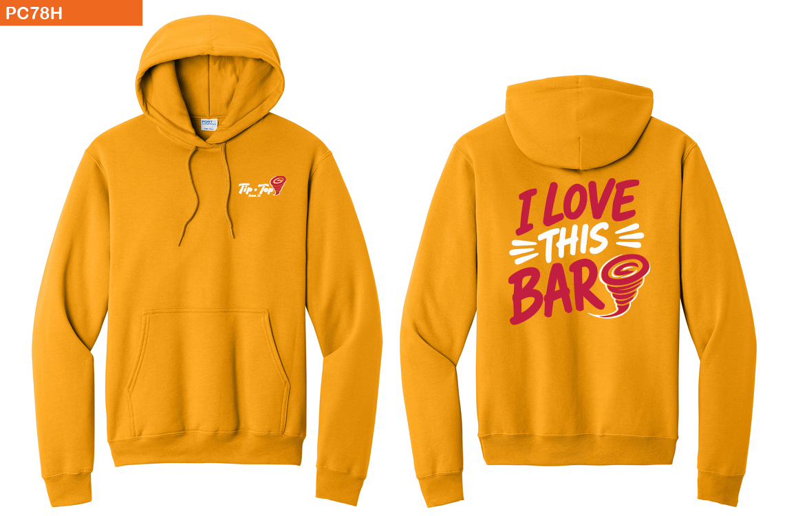 Port & Co® Core Fleece Pullover Hooded Sweatshirt-GOLD