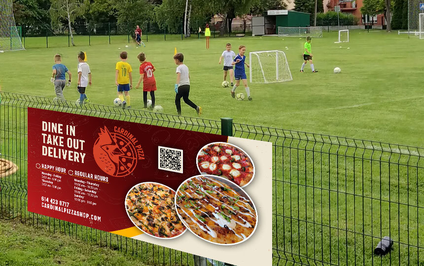Cardinal Pizza Banner