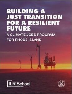 Cover Image for "Building a Just Transition for a Resilient Future" Report