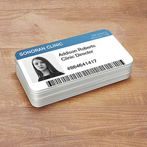 Request an estimate for printing ID cards.