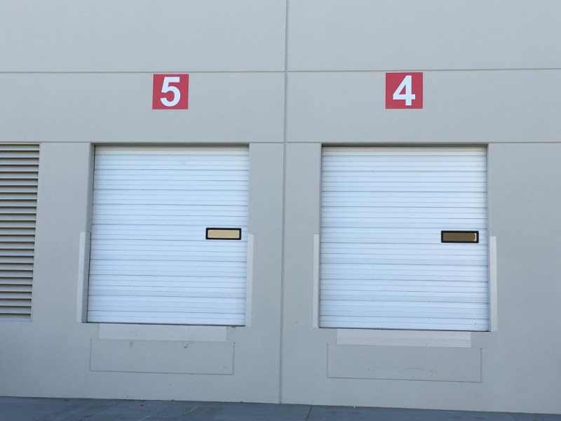Warehouse Signs, Dock Numbers, Pallet Rack Signs, La Mirada, CA 90639