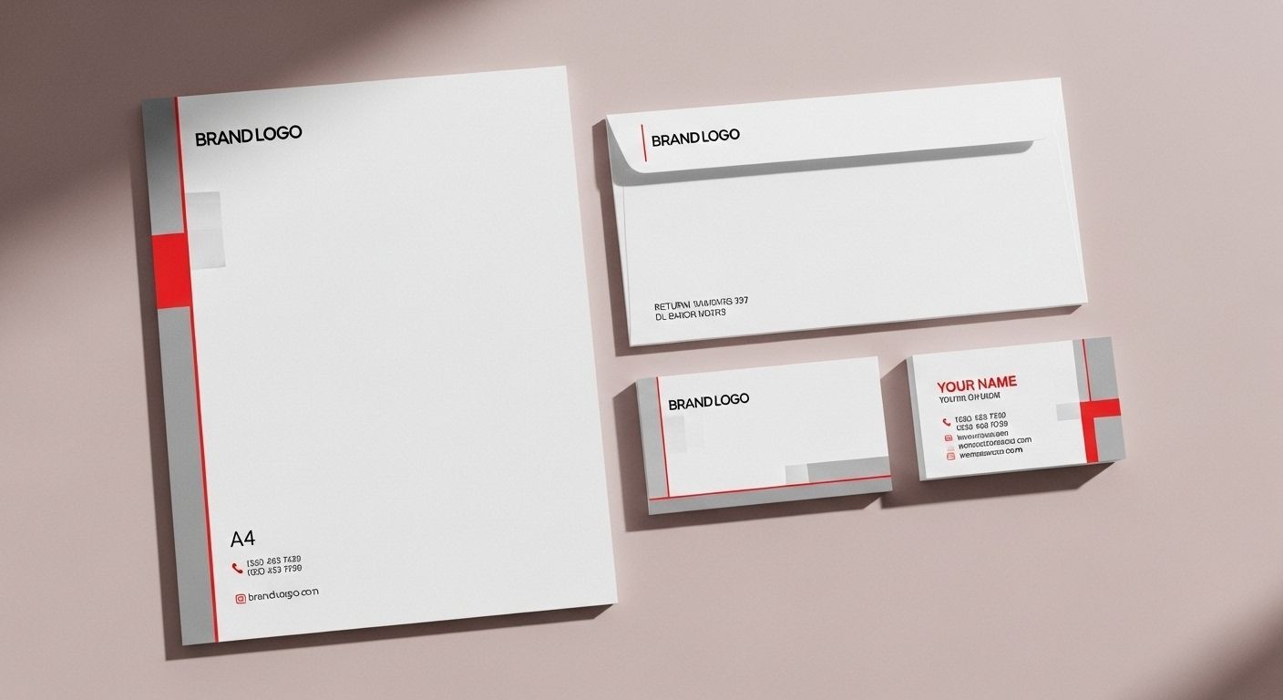 High-quality corporate letterhead printing with sharp typography for Bellevue and Seattle businesses.