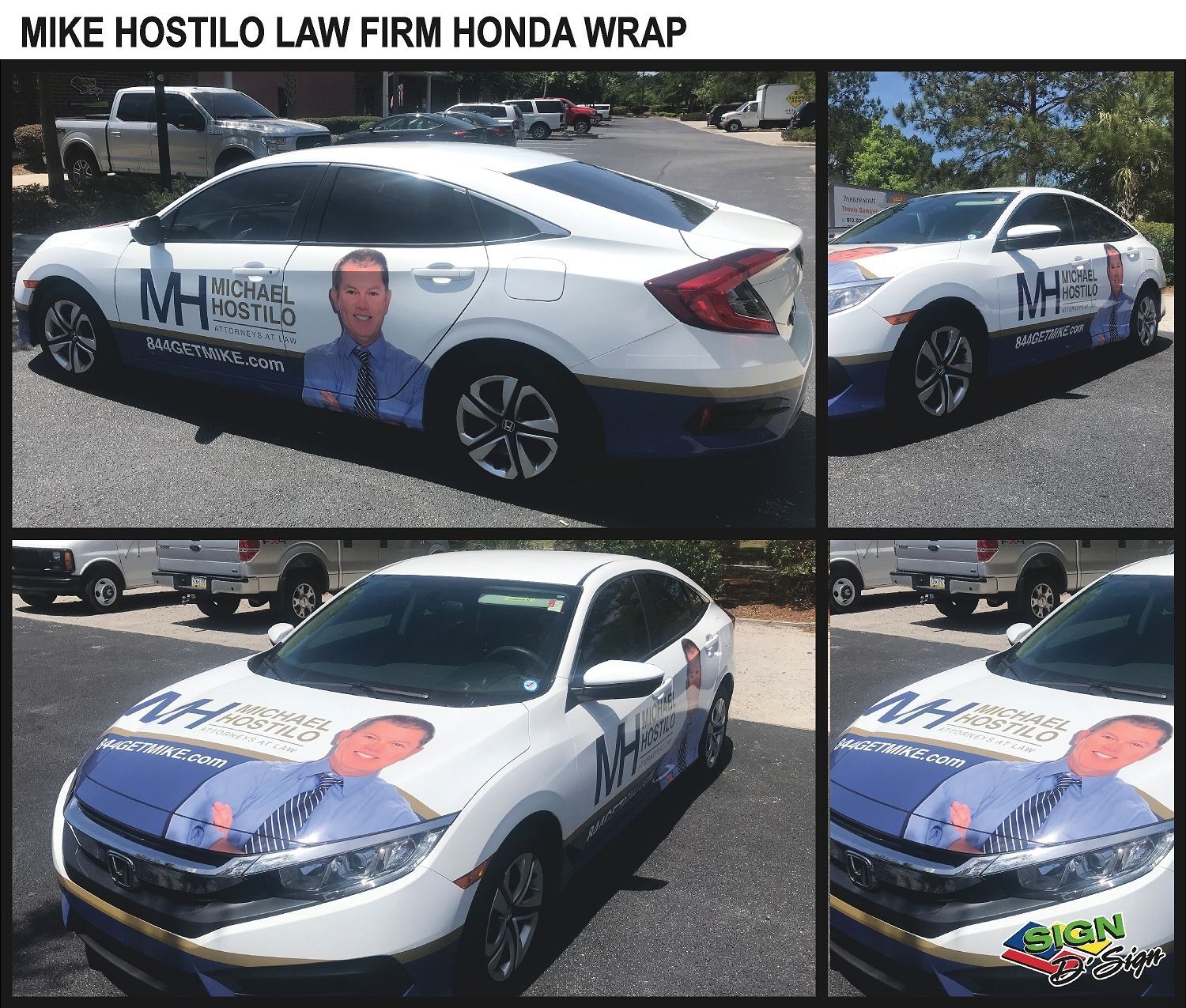 MIKE HOSTILO LAW FIRM HONDA WRAP