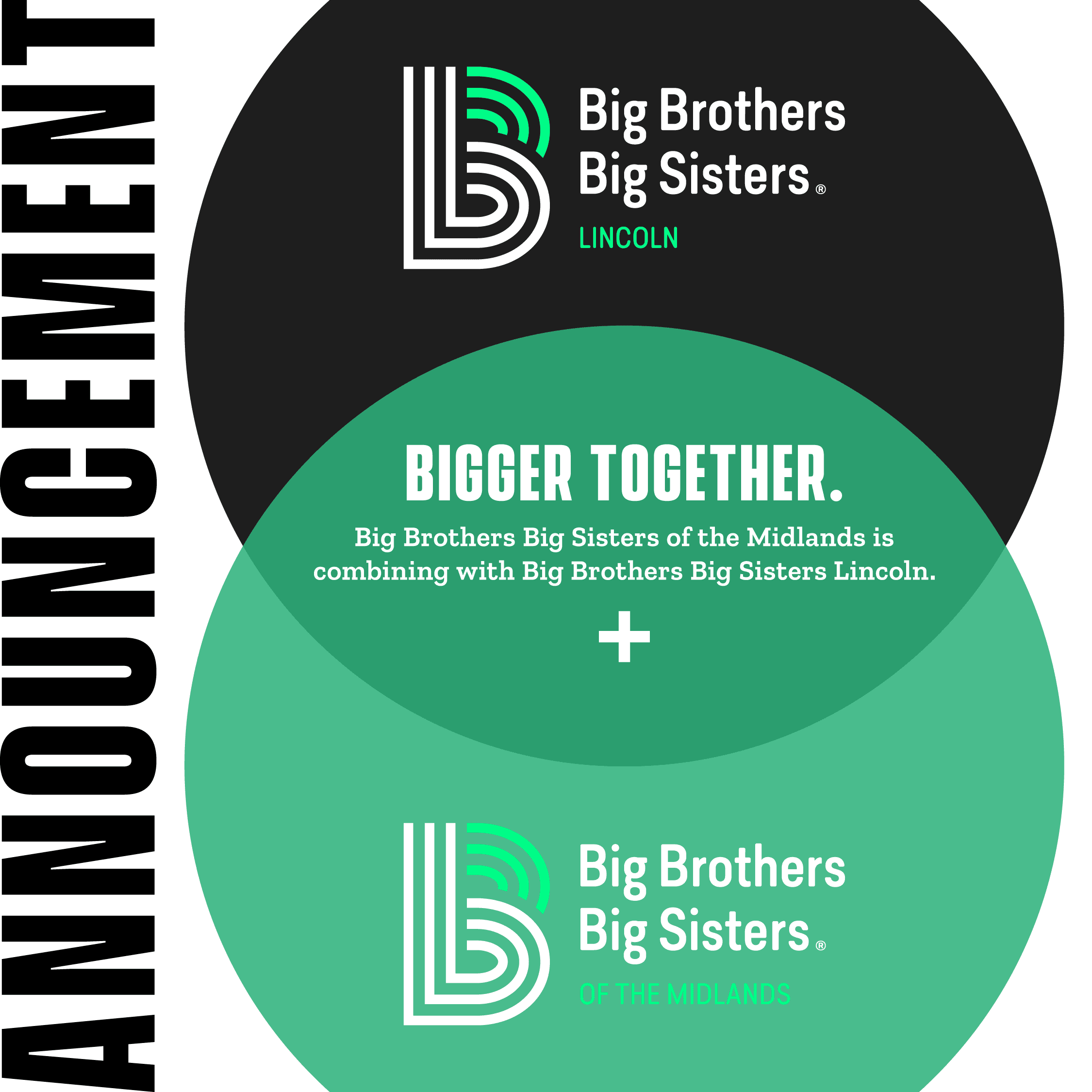 Big Brothers Big Sisters of the Midlands and Big Brothers Big Sisters Lincoln Announce Combination for Greater Impact
