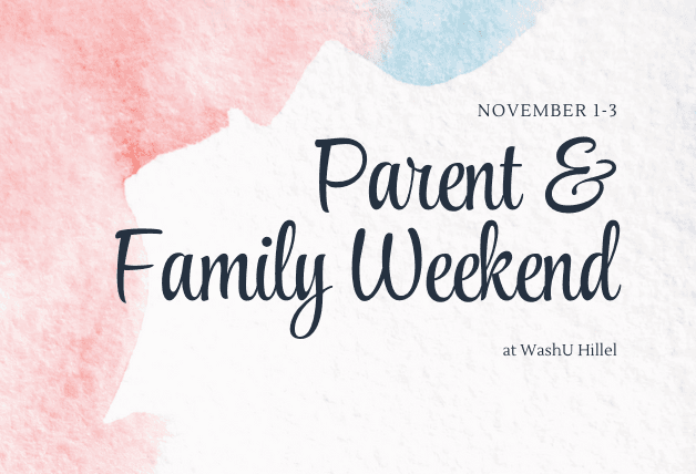 parent and family weekend banner