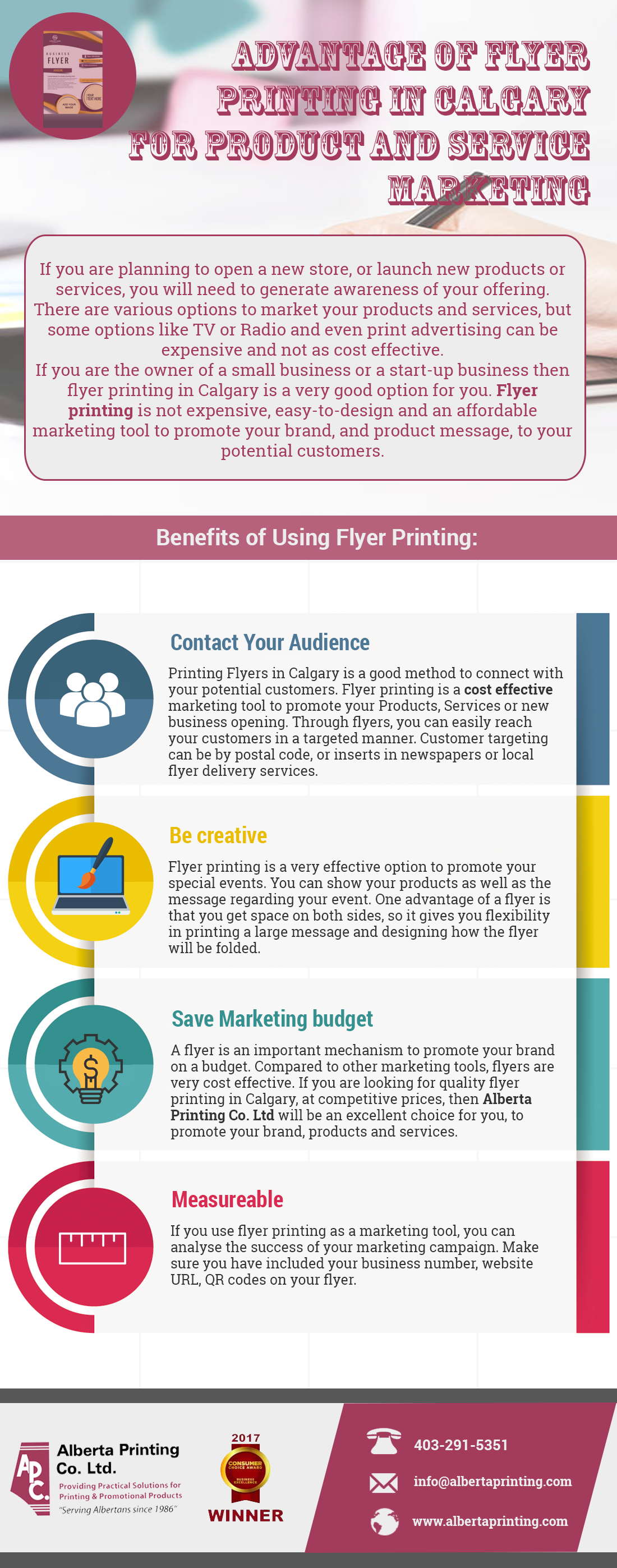 Advantage of Flyer Printing in Calgary for Product and Service Marketing