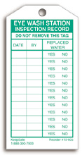 Eye Wash Station Inspection Record
