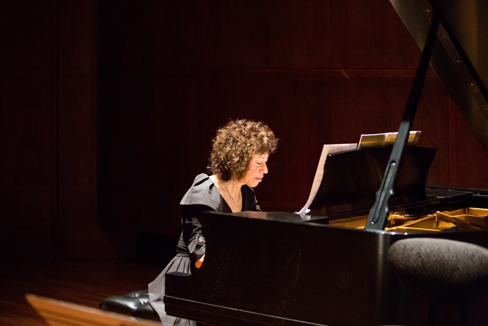 Mina playing during a Music of Remembrance performance.