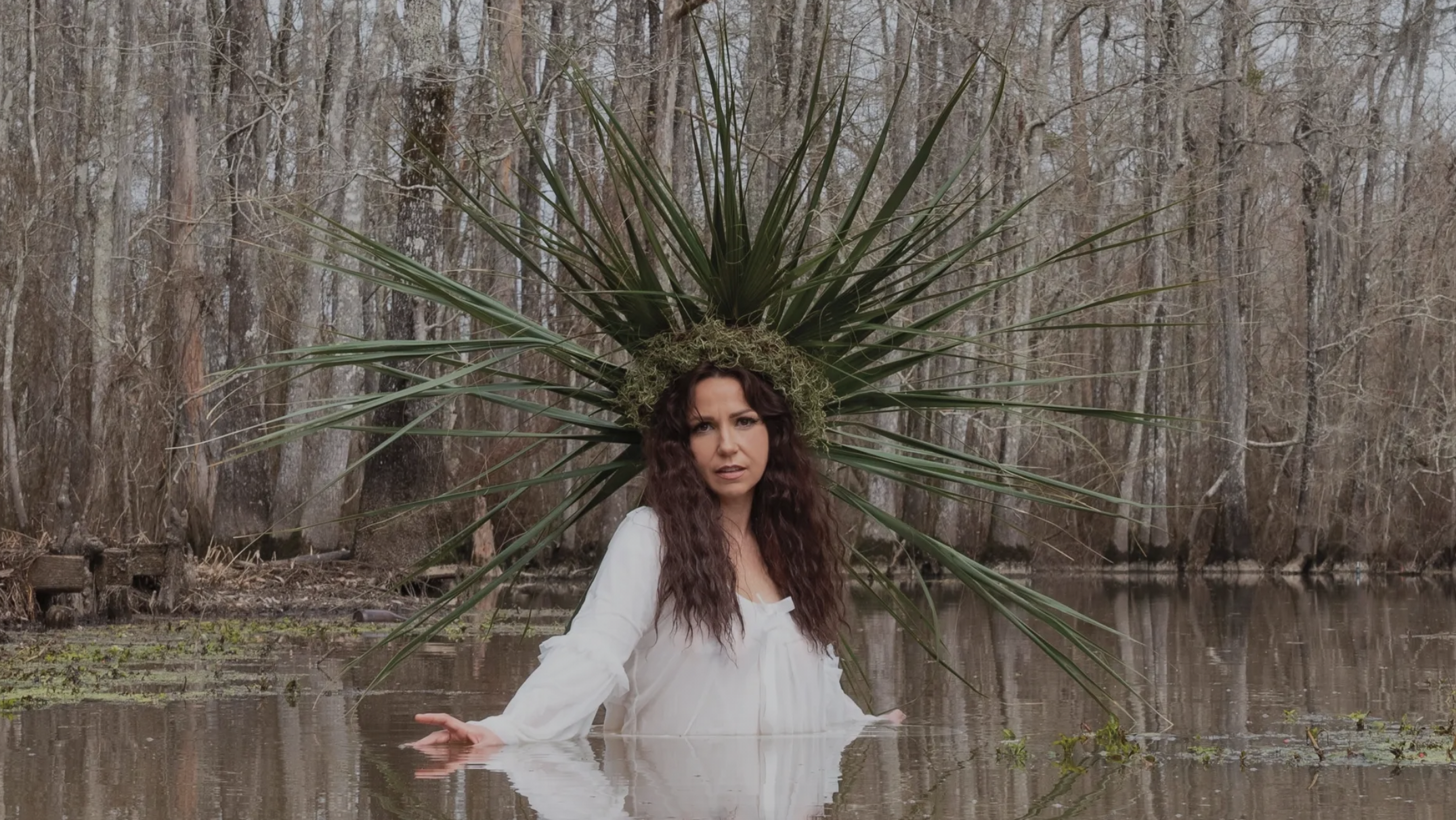 image of Tiffany Pollack rising out of the bayou