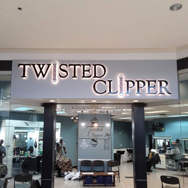 Twisted Clipper Illuminated Sign – Augusta Mall