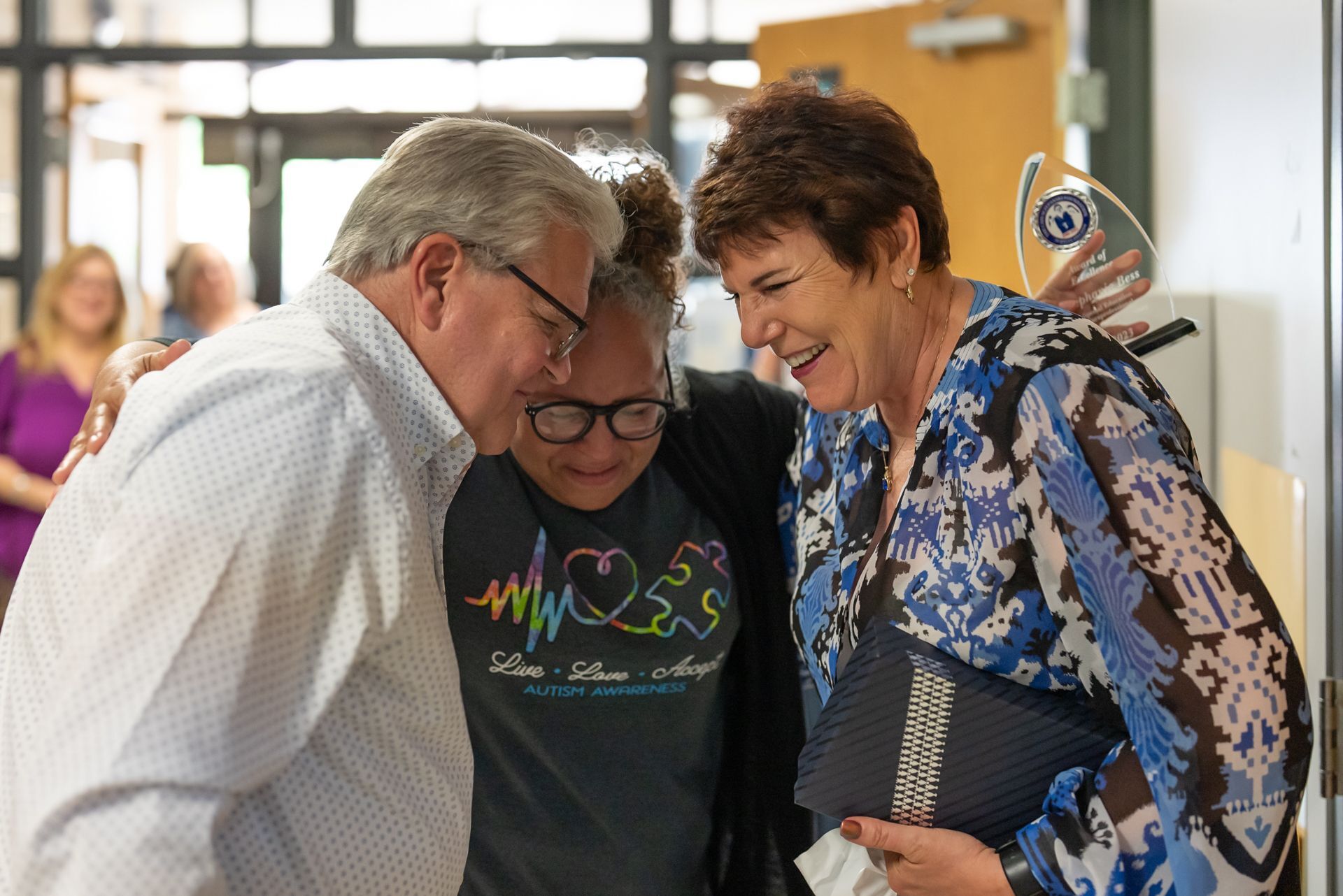 Bill and Carolyn Sczepanski with Stephanie Bess