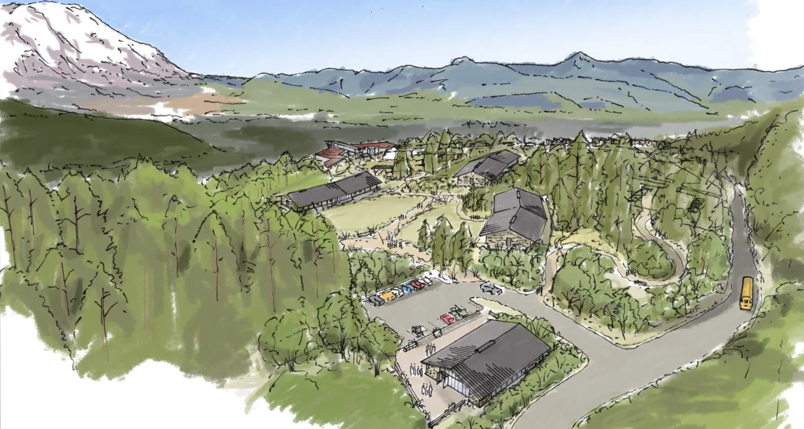 Mount St. Helens Lodge & Education Center Coming Soon
