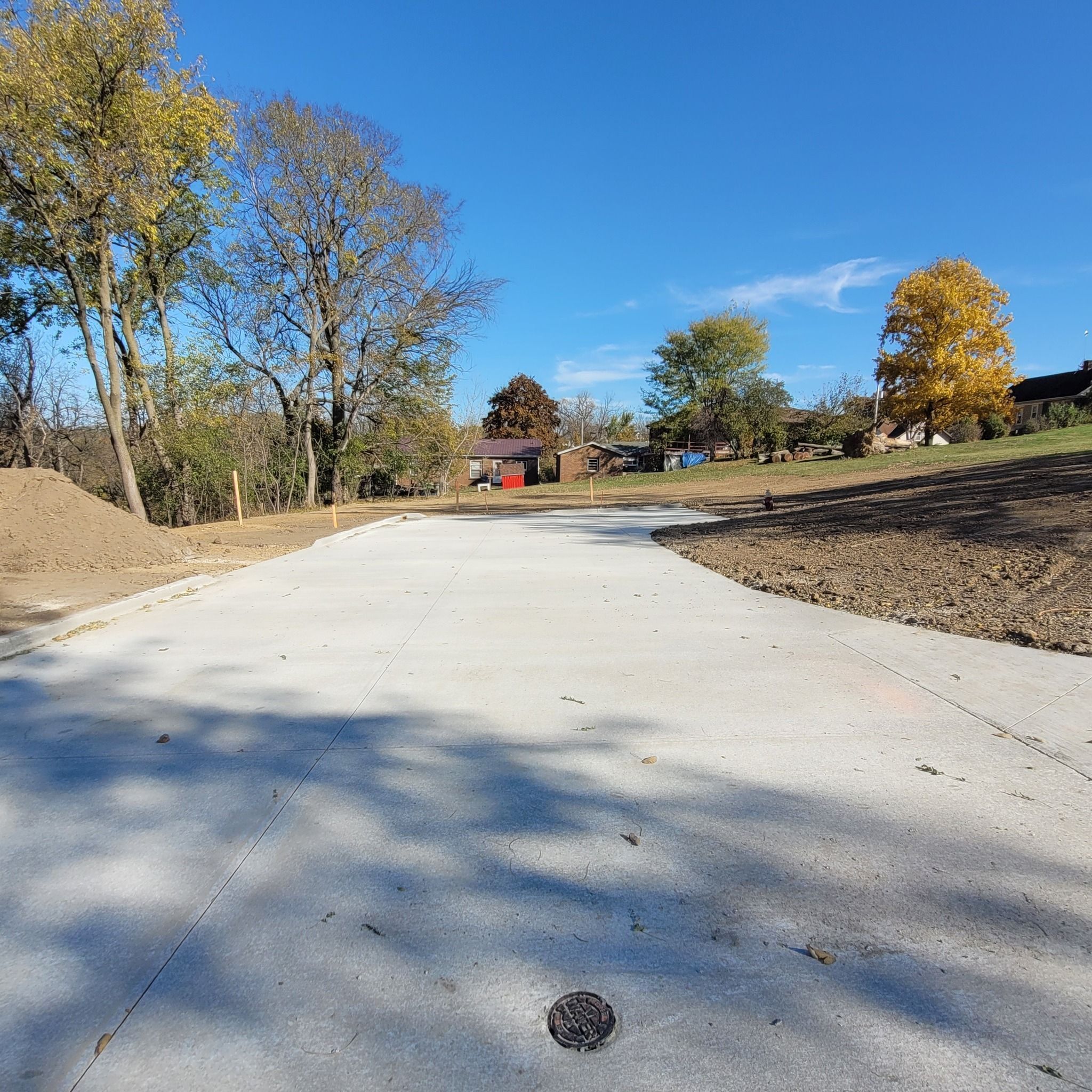 House on Shady Residential Street