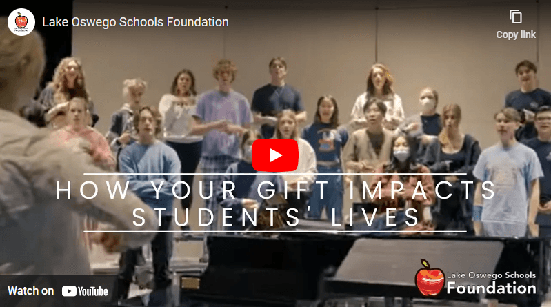 Video: How Your Gift Impacts Students' Lives