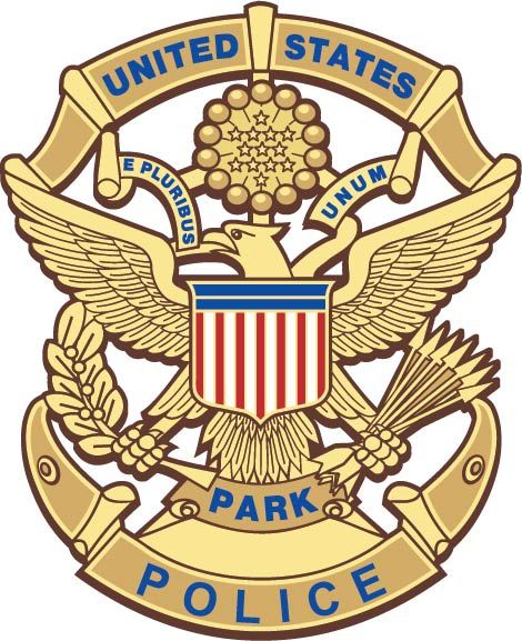 U30739 - US Park Police Badge Carved Wood Wall Plaque