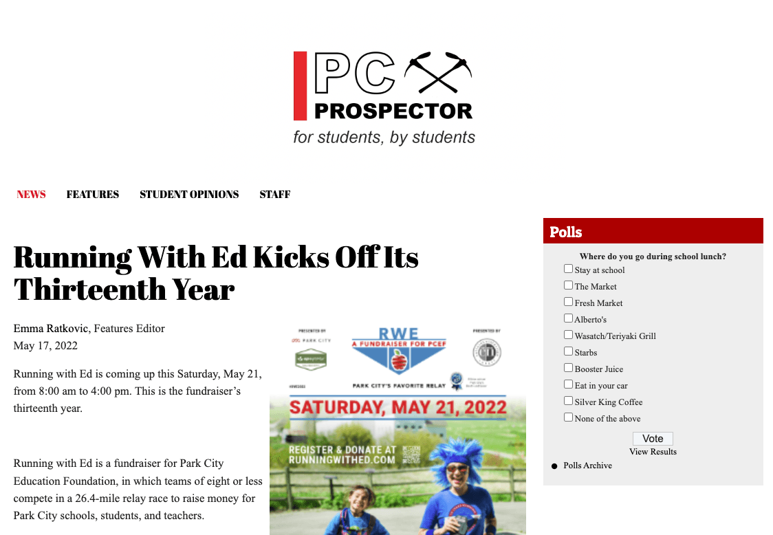 Running With Ed Kicks Off Its Thirteenth Year