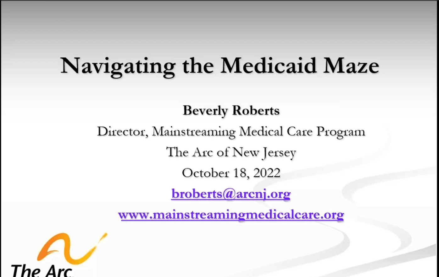 10/18/22 Navigating the Medicaid Maze