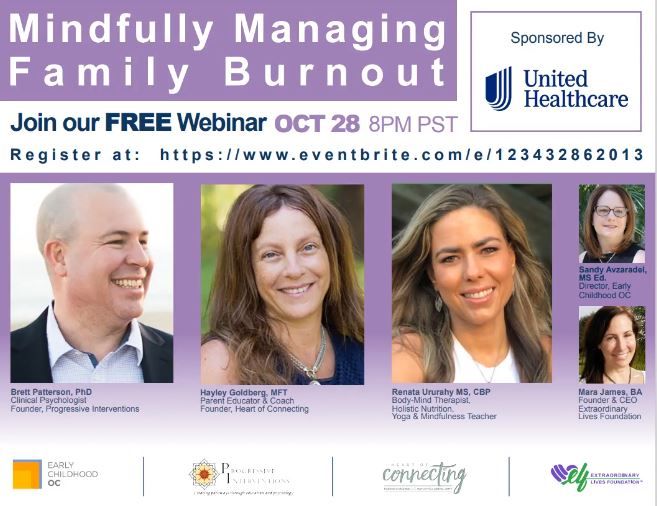 Mindfully Managing Family Burnout Webinar