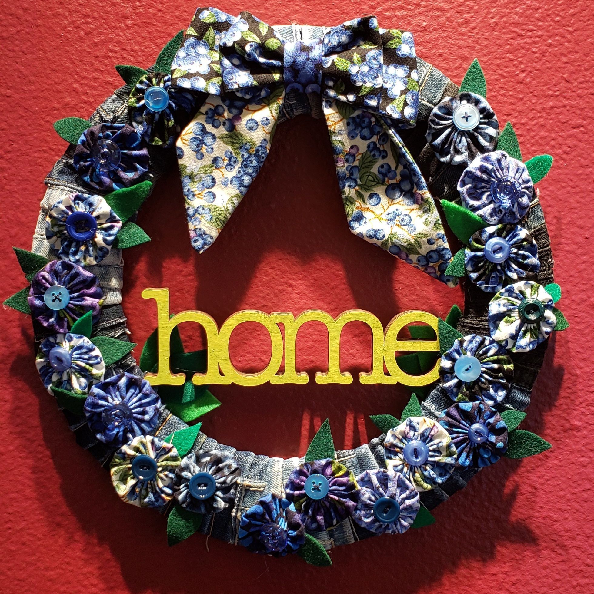 Becky Garton - Sweet Blueberry Home Wreath