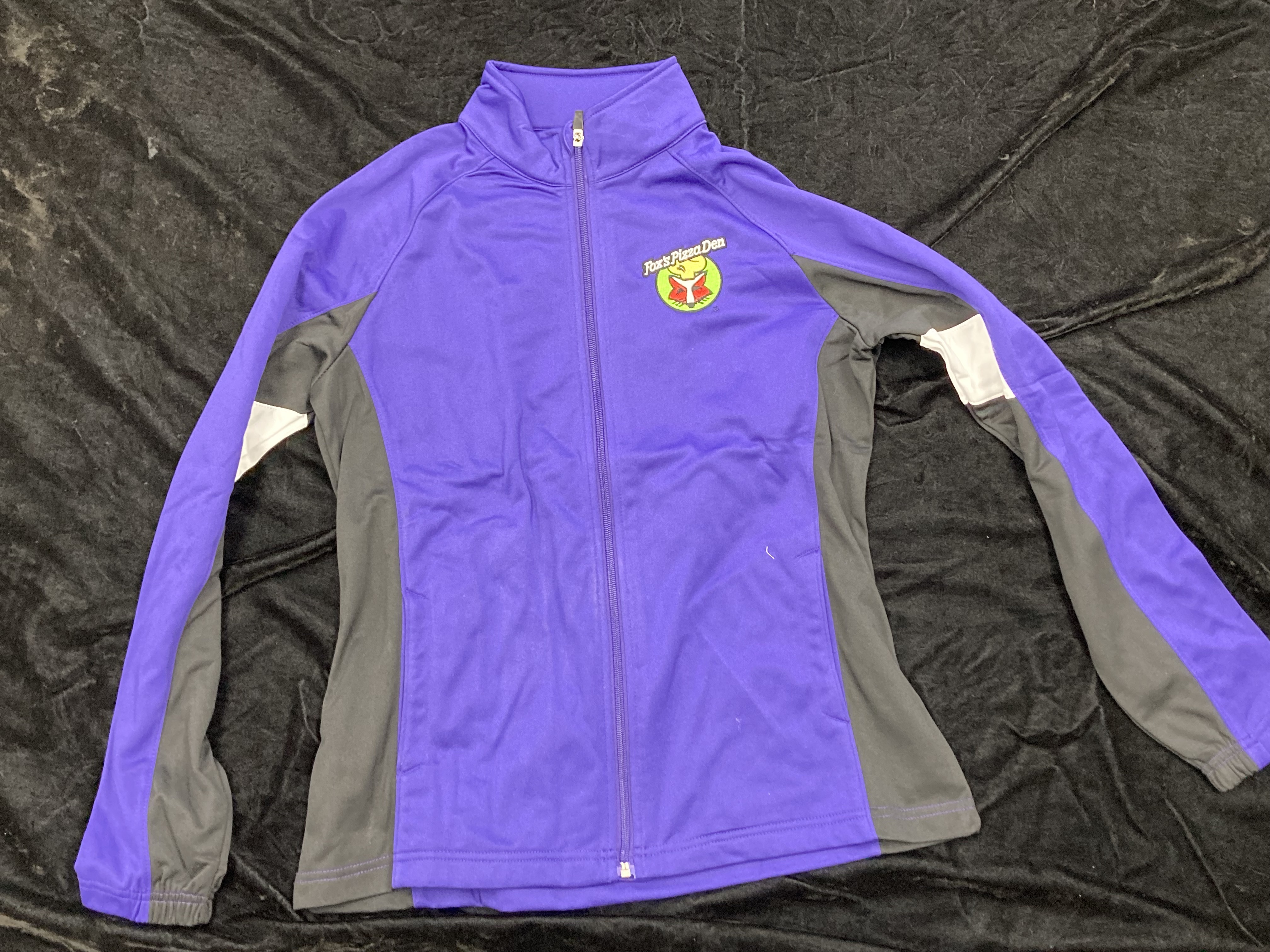 SALE Fox's Logo - LADIES Medium Purple/Black/White Full-Zip Jacket