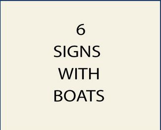 6. M22500 - Signs with Boats