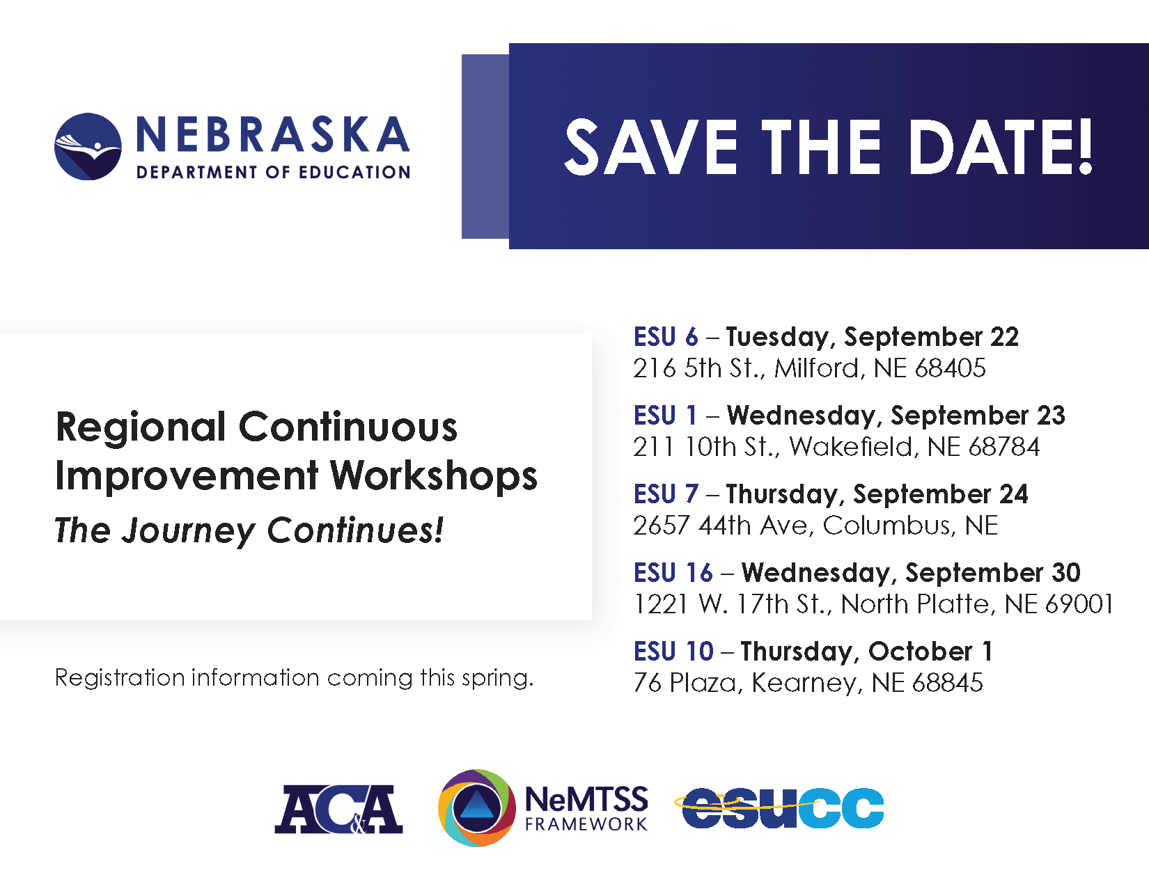 NDE Continuous Improvement Workshop Flyer