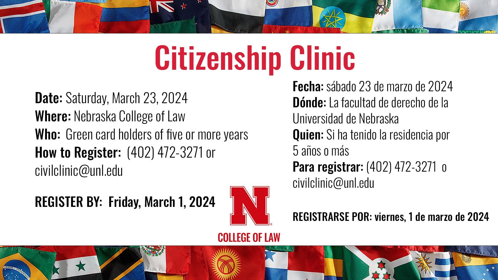 Register By: Friday, March 1, 2024