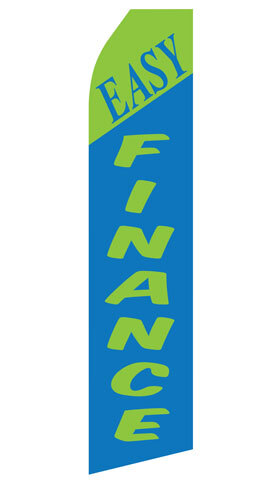 Easy Finance Blue Econo Stock Flag