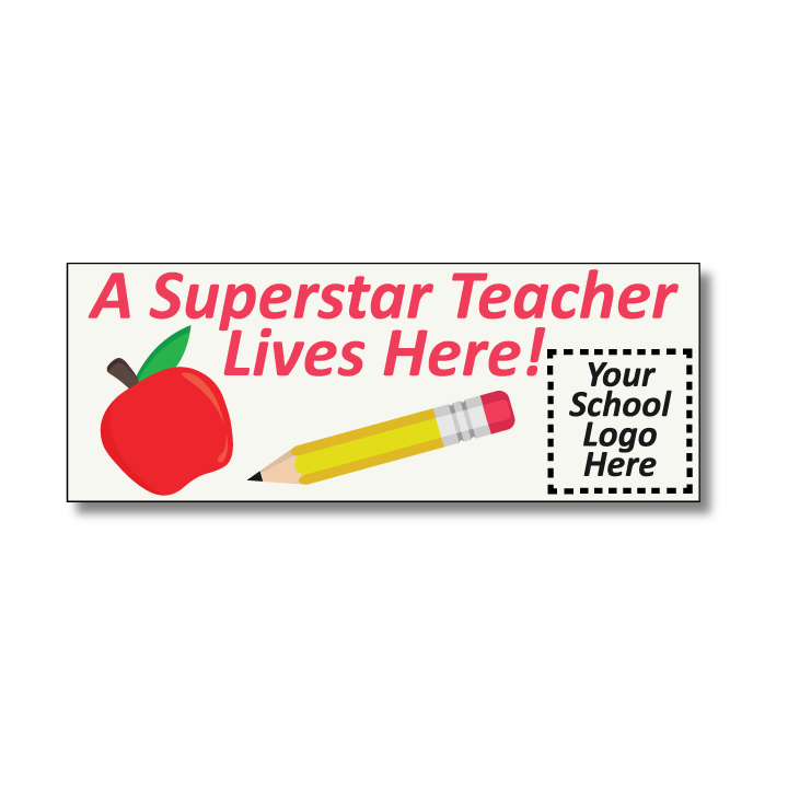 24"x9" Super Star Teacher Yard Sign