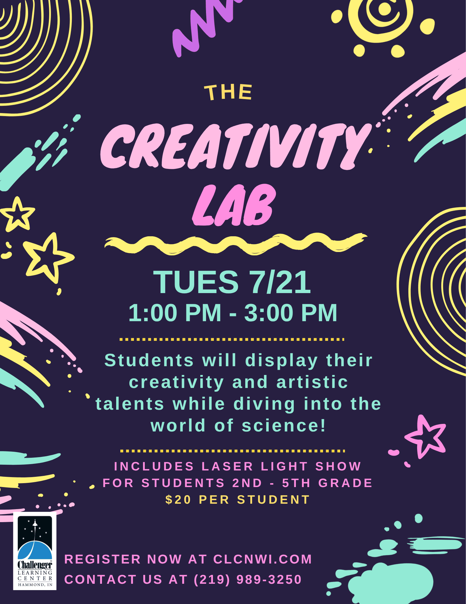 art fun with friends, science exploration
