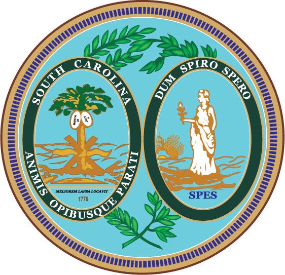 W32446 - Seal of the State of South Carolina Wall Plaque