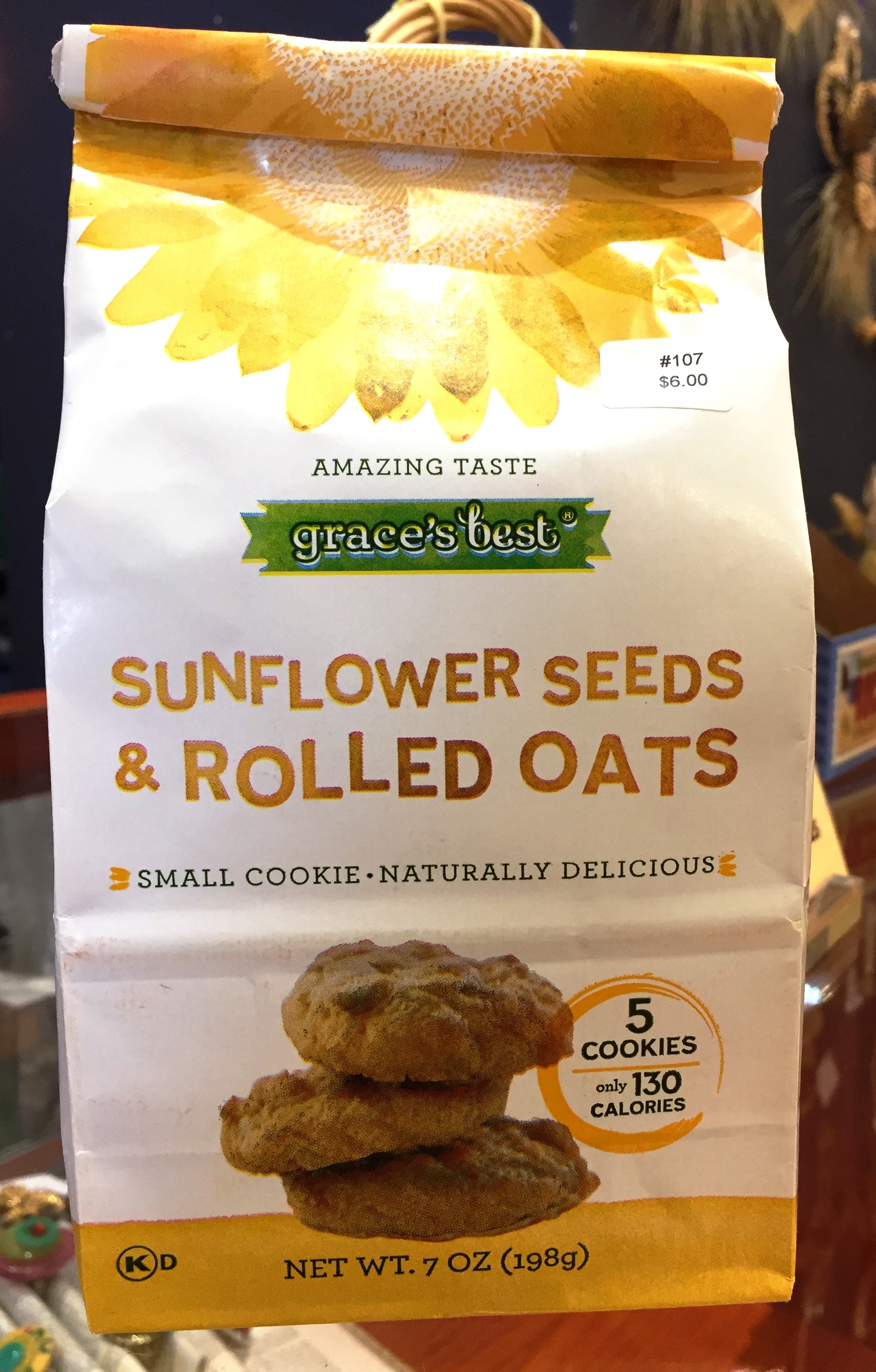 Grace's Best Sunflower Seeds and Rolled Oats Cookies
