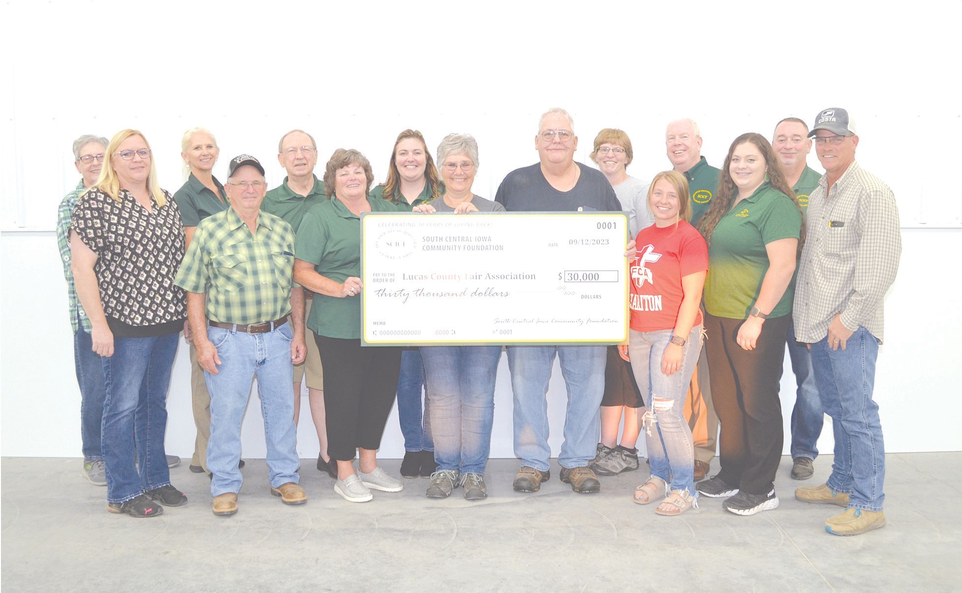 Lucas County Awards $30,000 to Lucas County Fair Board Celebrating 30 Years of SCICF Giving Back!