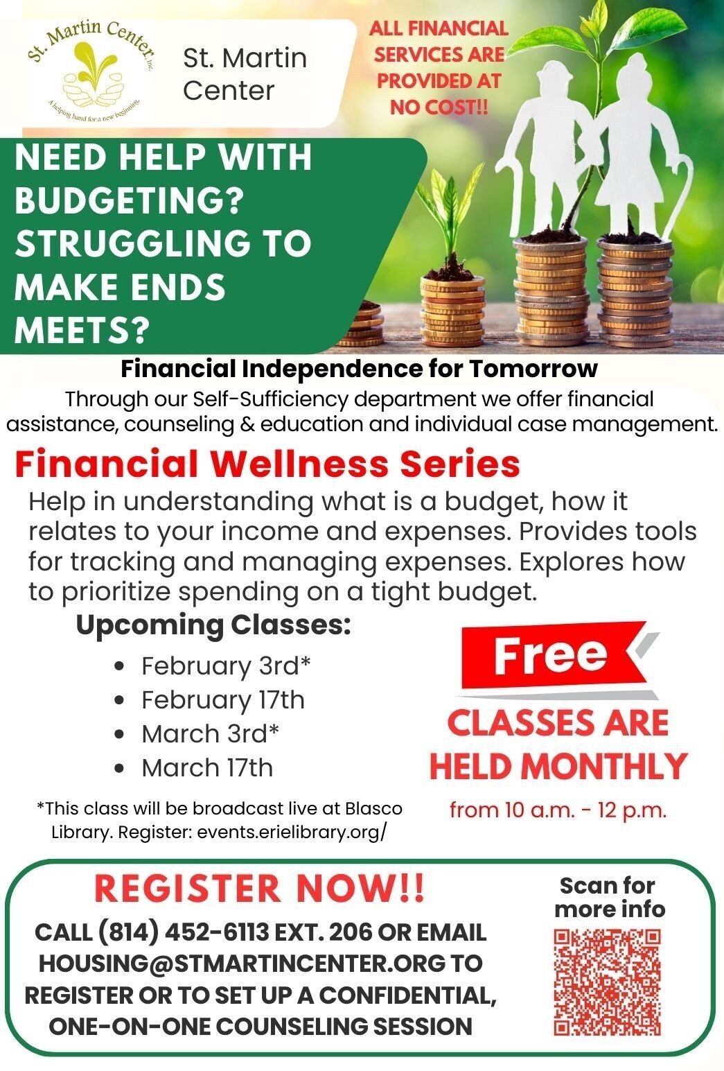 Financial Wellness Series - CLICK HERE TO REGISTER